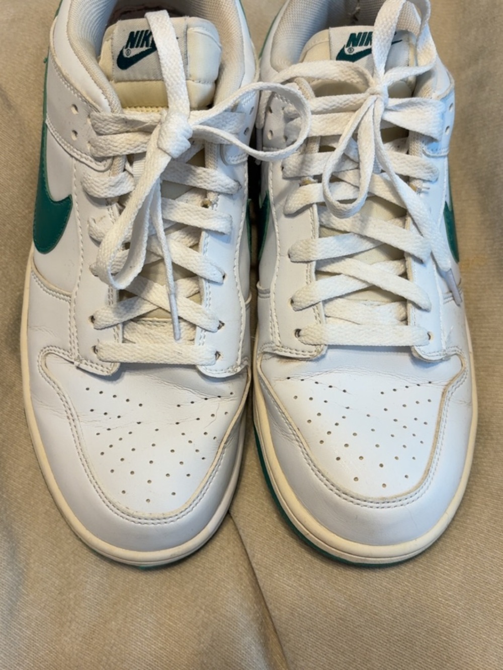 Nike White Low-Top Sneakers